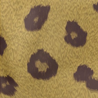 Fine Texture Leopard Print Stretch Ponte