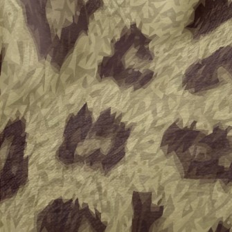 Fine Textured Leopard Print Minky