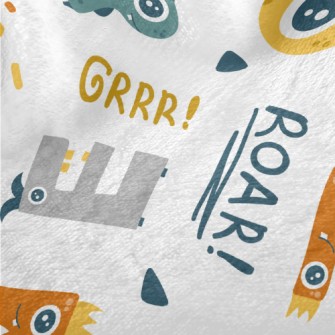Alien Style English Letters Minky