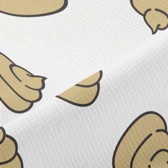 Light Colored Cute Poop Piqué