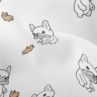Cute Dogs And Puppies Lightweight Performance Linen