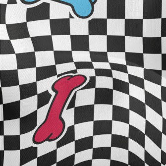 Colored Bones And Black And Wh Lightweight Performance Linen