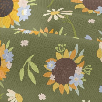 Beautiful Hand Drawn Sunflower Modern Jersey