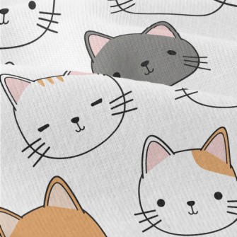 Round And Cute Cat Modern Jersey