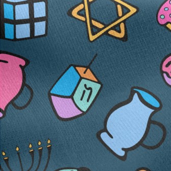 Bright Color Gift Candlestick  Jersey Backed Fleece