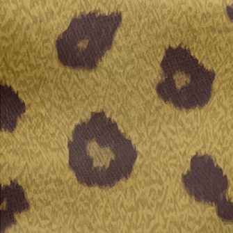 Fine Texture Leopard Print Jersey Backed Fleece