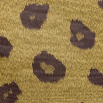 Fine Texture Leopard Print Pongee