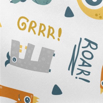 Alien Style English Letters Pongee