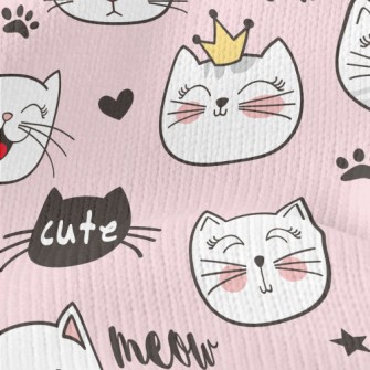 Cats With Various Expressions Stretch Jersey