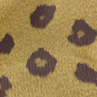 Fine Texture Leopard Print Stretch Jersey