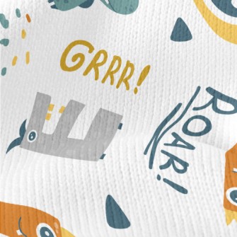 Alien Style English Letters Stretch Jersey