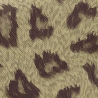 Fine Textured Leopard Print Midweight Cotton Poplin