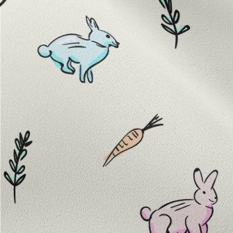 Colorful Gentle Rabbit Chiffon