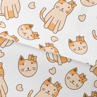 Bow Tie Cat Waterproof Oxford