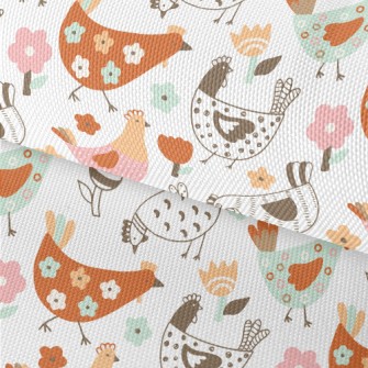 Various Colorful Hens Waterproof Oxford