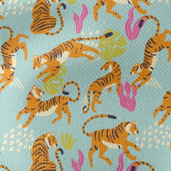 Abstract Tropical Tiger Waterproof Canvas