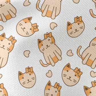 Bow Tie Cat Waterproof Canvas