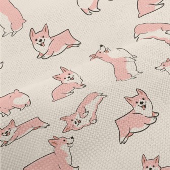Naughty And Cute Corgi Performance Linen