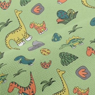 Colorful Cartoon Dinosaur Worl Performance Linen