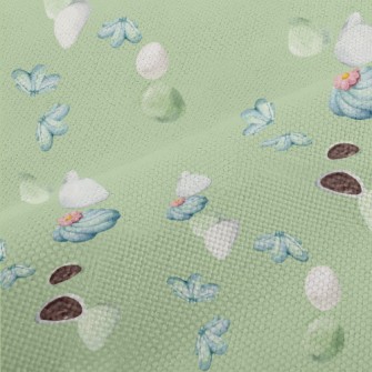 Watercolor Colored Japanese Mo Performance Linen