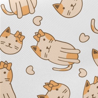 Bow Tie Cat Twill