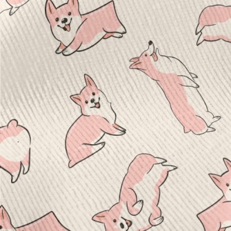 Naughty And Cute Corgi Standard Corduroy
