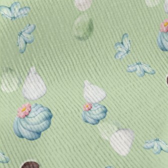 Watercolor Colored Japanese Mo Standard Corduroy