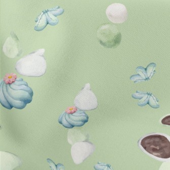 Watercolor Colored Japanese Mo Stretch Ponte