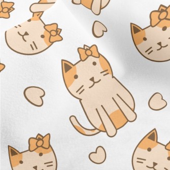 Bow Tie Cat Micro Fleece