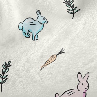 Colorful Gentle Rabbit Minky