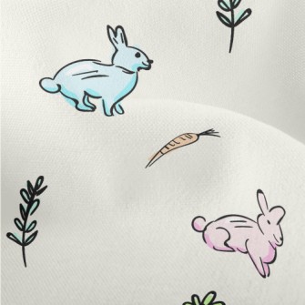 Colorful Gentle Rabbit Lightweight Performance Linen