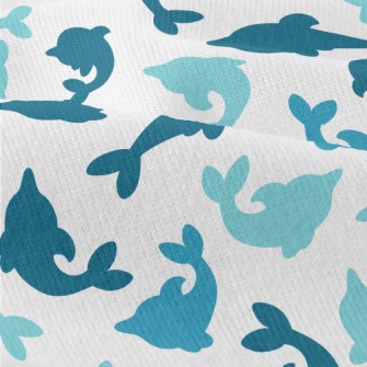 Dolphin Silhouette Blue Series Modern Jersey