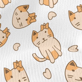Bow Tie Cat Stretch Jersey