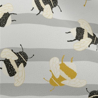 Yellow And Black Chubby Bumble Chiffon