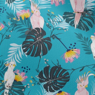 Parrot In The Rainforest Chiffon
