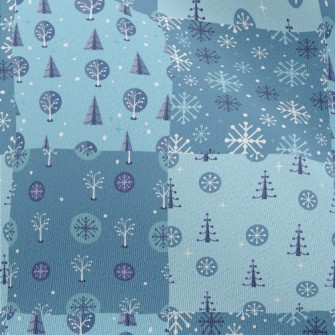 Christmas Tree With Snowflakes Chiffon