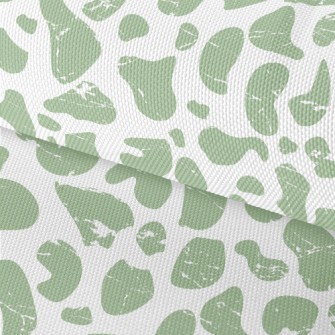 Green Mottled Animal Print Waterproof Oxford
