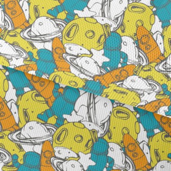 Colorful Universe Pattern Waterproof Oxford