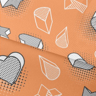 3D Block Pattern Waterproof Oxford