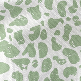 Green Mottled Animal Print Waterproof Canvas