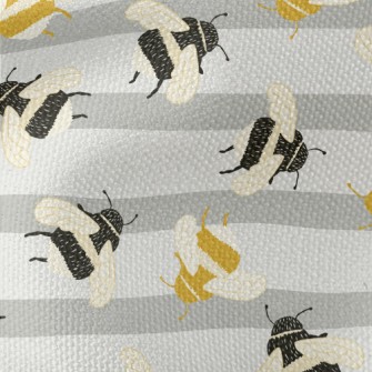 Yellow And Black Chubby Bumble Waterproof Canvas