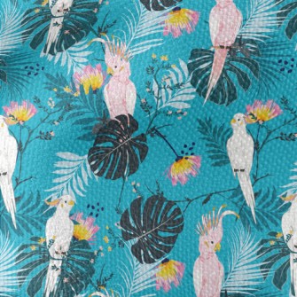 Parrot In The Rainforest Waterproof Canvas