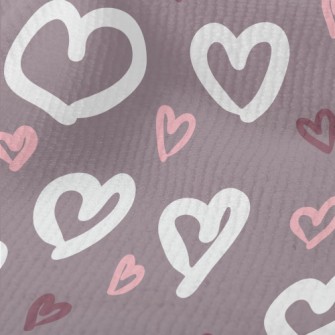 Hand Drawn Love Heart Terry