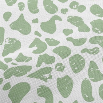 Green Mottled Animal Print Performance Linen