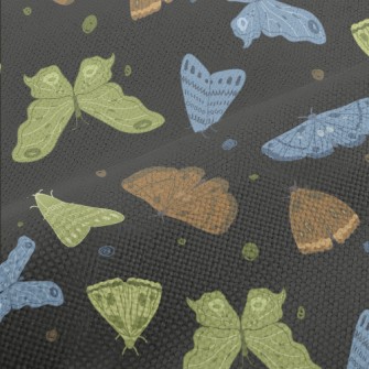 Colorful Moths Performance Linen