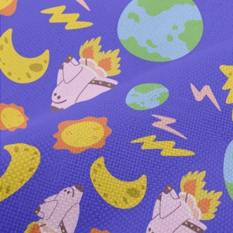 Flying Into Space Rocket And O Performance Linen