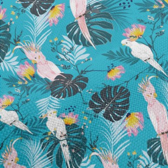 Parrot In The Rainforest Performance Linen