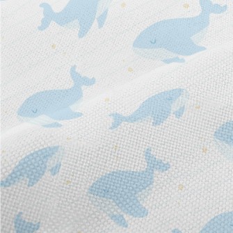 Water Blue Gentle Whale Performance Linen