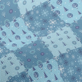 Christmas Tree With Snowflakes Performance Linen