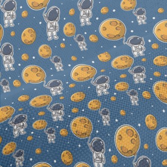 Astronaut Holding A Moon Ballo Performance Linen